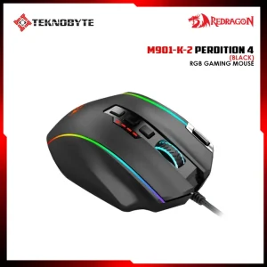 Redragon M901 K-2 Perdition 4 RGB Macro Programmable Gaming Mouse