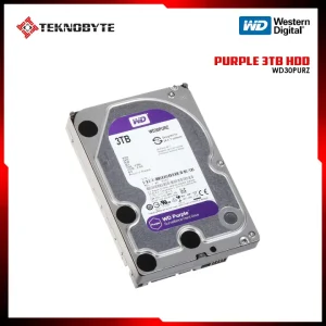 Western Digital WD Purple Surveillance 3TB 3.5-inch SATA 6Gb/s 5400 RPM 64MB Cache Internal HDD Desk